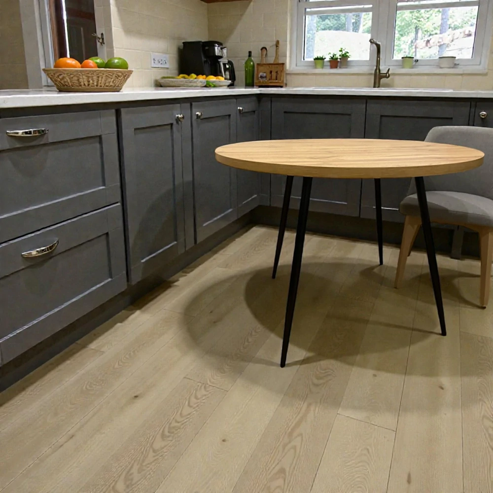 Jedálenský stôl Oslo II, priemer 100cm, dub wotan - NA SKLADE!