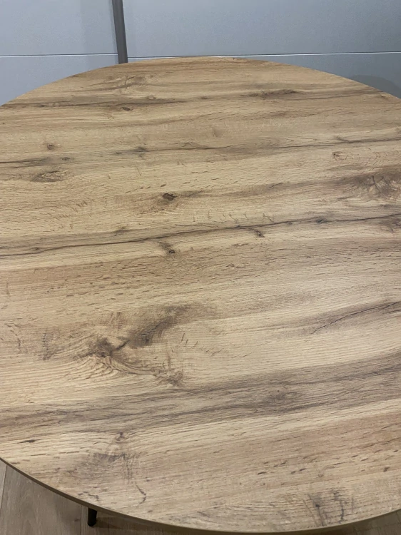 Jedálenský stôl Oslo II, priemer 100cm, dub wotan - NA SKLADE!